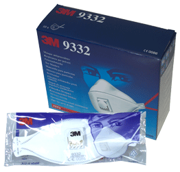 3M - 9332+ - Masques anti-poussière