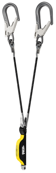Petzl - Absorbeur d'énergie avec longe double intégrée - avec connecteurs - n°1 - ABSORBICA-Y MGO - Bugnard.ch