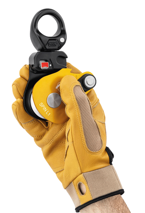 Petzl - SPIN L1 - Poulie à haut rendement pour systèmes de mouflage - avec émerillon - n°2 - SPIN L1 - EAN 3342540834927 - Bugnard.ch
