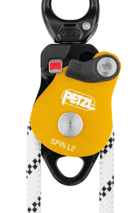 Petzl - SPIN L2 - Poulie double haut rendement p. syst. de mouflage - n°2 - SPIN L2 - EAN 3342540834934 - Bugnard.ch