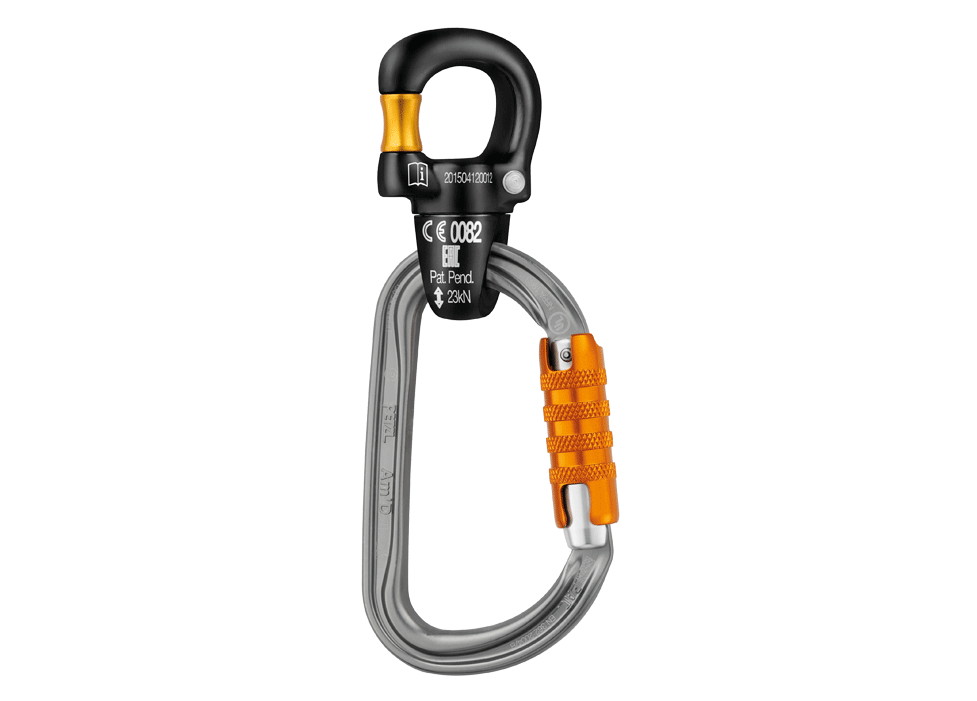 Petzl - Emerillon avec grande ouverture - n°4 - MICRO SWIVEL - EAN 3342540103733 - Bugnard.ch