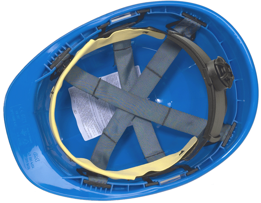 Lockweiler - Casque de protection à molette - bleu - n°2 - SATURNO S 26 ROTO - Bugnard.ch