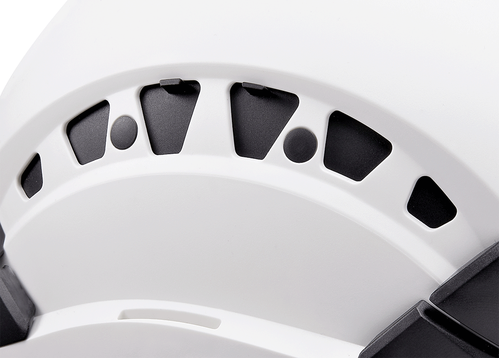 Petzl - VERTEX VENT - Casque de protection pour sol et hauteur - blanc - ventilé - n°3 - VERTEX VENT - EAN 3342540827325 - Bugnard.ch