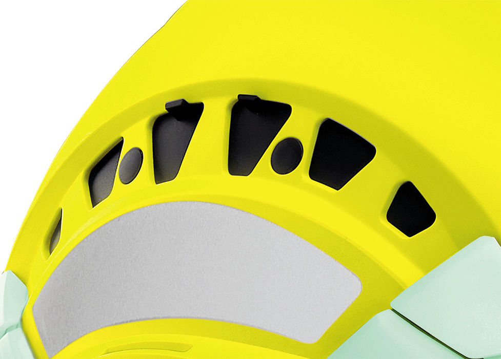 Petzl - VERTEX VENT HI-VIZ - Casque de protection pour sol et hauteur - jaune - Hi-Viz - ventilé - n°3 - VERTEX VENT HI-VIZ - EAN 3342540827417 - Bugnard.ch