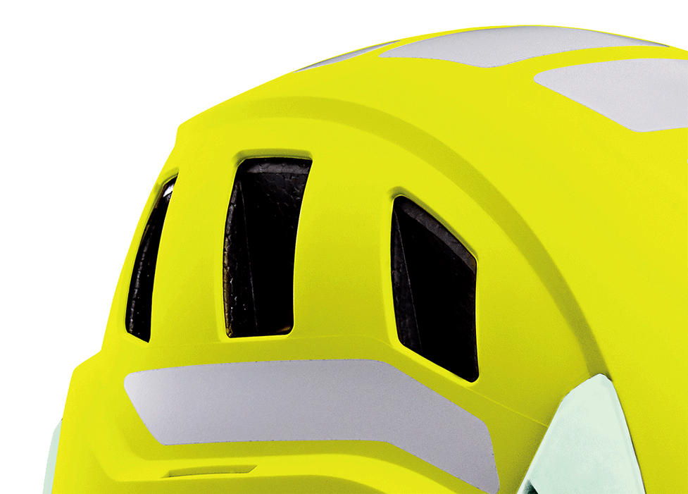Petzl - STRATO VENT HI-VIZ - Casque de protection léger pour sol et hauteur - jaune - Hi-Viz - n°3 - STRATO VENT HI-VIZ - EAN 3342540827530 - Bugnard.ch