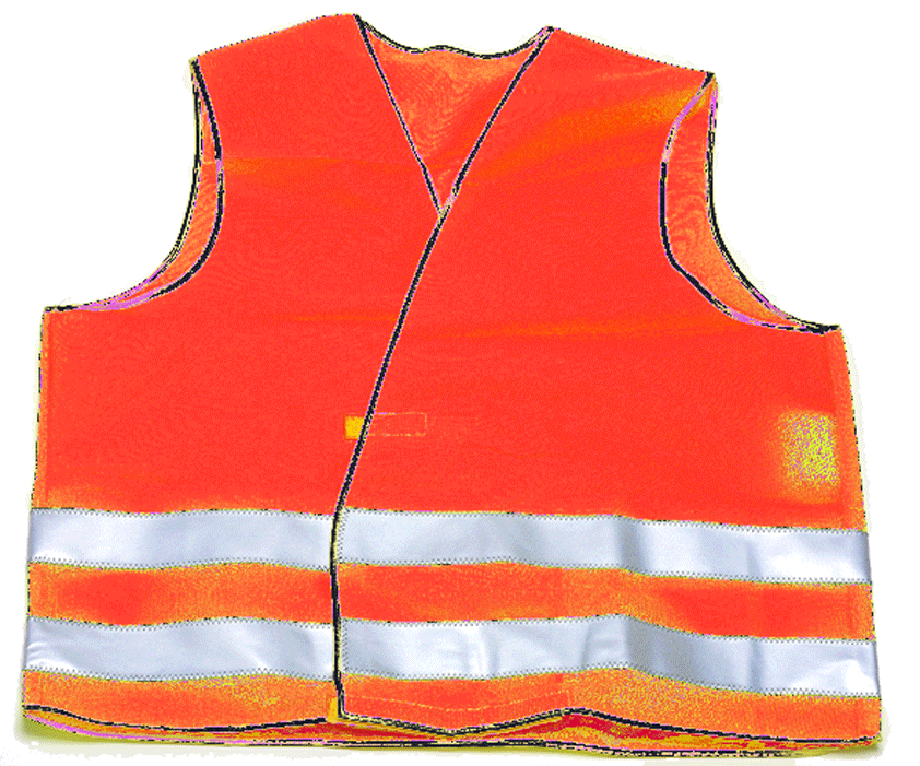 Triopan - Gilet de sécurité en toile polyester - Hi-Vis orange - n°1 - Bugnard.ch