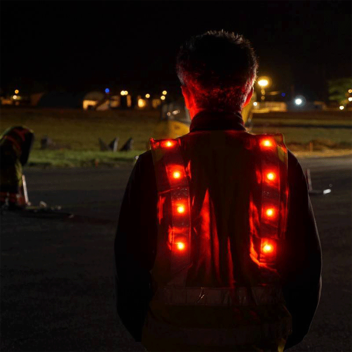 PROLUTECH - K-Safe - Gilet de sécurité - Hi-Vis jaune - avec LED - n°4 - K-Safe - Bugnard.ch