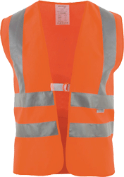 ASATEX - Gilet de sécurité - orange - EN 20471 classe 2