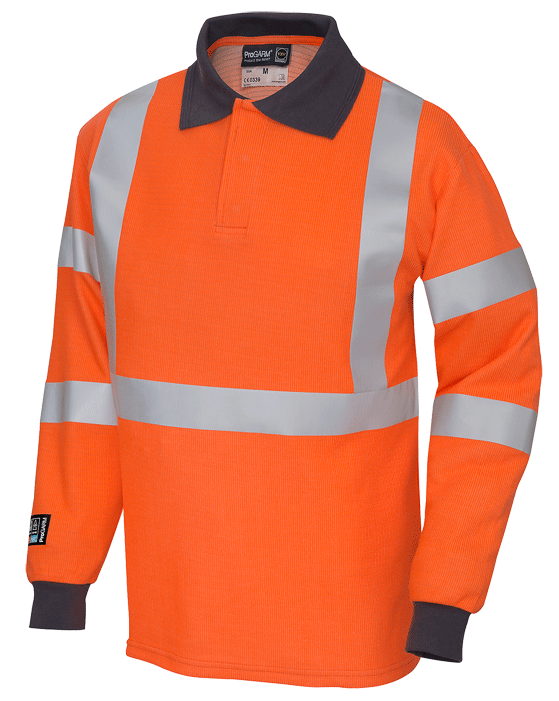 ProGARM - 5290-RHO - Poloshirt Arc Flash - Hi-Viz - n°1 - 5290-RHO - Bugnard.ch