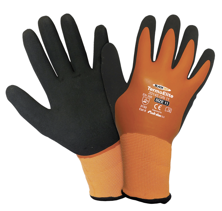 Australian - Black Dot TermoElite 20145 GN - Gants de travail - imperméables - n°1 - Black Dot TermoElite 20145 GN - Bugnard.ch