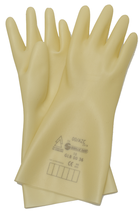 Regeltex - GLE36 - Gants isolants en latex - 500 V AC - n°1 - GLE36 - Bugnard.ch