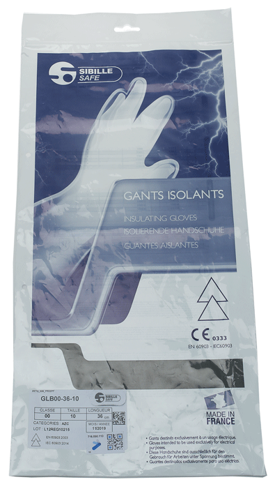 Regeltex - GLE36 - Gants isolants en latex - 500 V AC - n°2 - GLE36 - Bugnard.ch