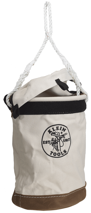 Klein Tools - Sac à matériel en toile - couvercle - fixation corde - n°1 - EAN 0092644552854 - Bugnard.ch
