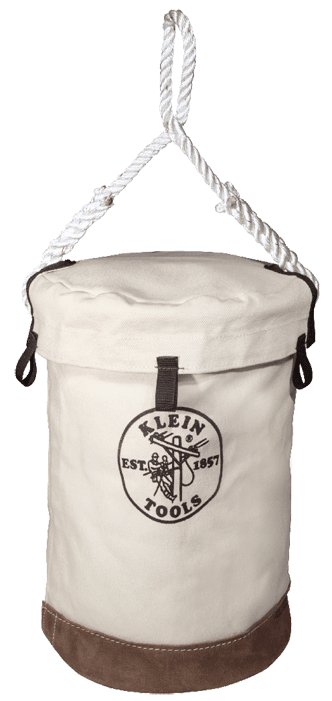 Klein Tools - Sac à matériel en toile - couvercle - fixation corde - n°2 - EAN 0092644552854 - Bugnard.ch