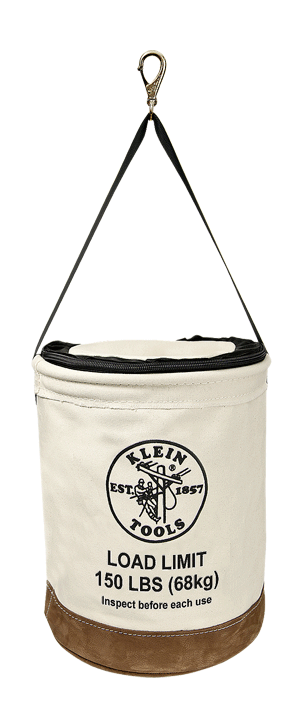 Klein Tools - Sac à matériel en toile - couvercle - mousqueton tournant - n°1 - EAN 0092644620171 - Bugnard.ch