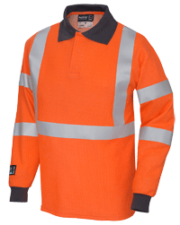 ProGARM - 5290-RHO - Poloshirt Arc Flash - Hi-Viz