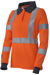 ProGARM - 5292-HVO - Poloshirt Arc Flash - Hi-Viz - pour dames