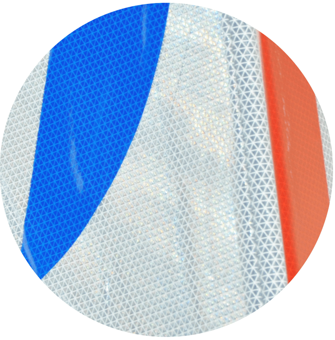 Triopan - Signal pliant - "Travaux-gauche-droite" - classe R2 - n°2 - Bugnard.ch