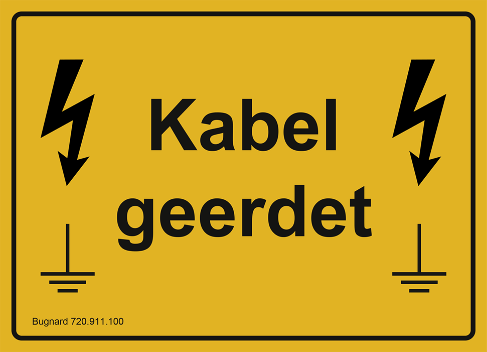 Bugnard - "Kabel geerdet" - magnétique - n°1 - Bugnard.ch