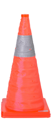 Cône de signalisation - pliable