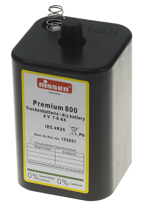 Batterie für Warnleuchten - Triopan Typ 800 