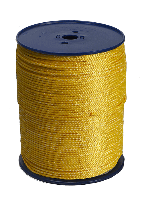 Cordelette en polypropylène tissé - orange - 500 m - n°1 - Bugnard.ch