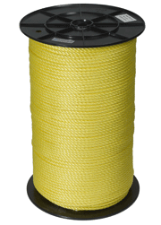 Corde en polypropylène - jaune - 600 m