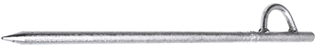 Vetter - BN 70 - Piton de fixation - acier zingué - rond 16 mm