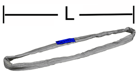 Bugnard - Élingue ronde sans fin - grise - 4 t
