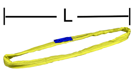 Bugnard - Élingue ronde sans fin - jaune - 3 t