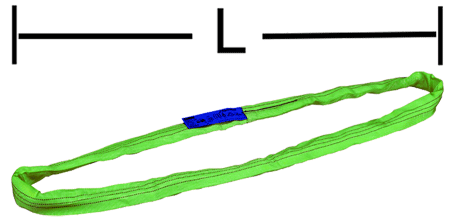 Bugnard - Élingue ronde sans fin - verte - 2 t