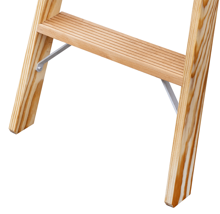 Iller-Leiter - ERGO Plus - Echelle double en hêtre - avec marches profondes - n°2 - ERGO Plus - Bugnard.ch