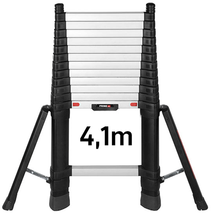 Telesteps - Prime Line - Échelle télescopique en alu - avec pieds pliants - n°1 - Prime Line - EAN 4039665019641 - Bugnard.ch