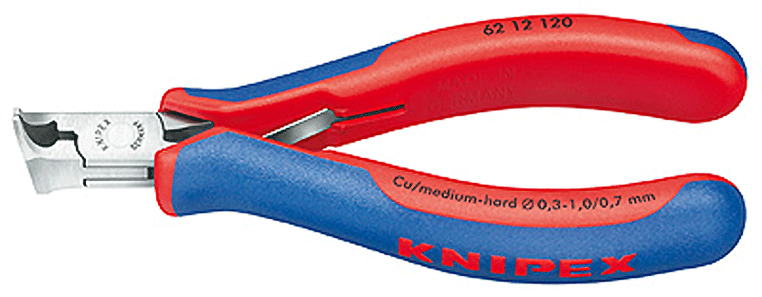 Knipex - 62 12 - Pince coupante de devant - oblique - n°1 - 62 12 - EAN 4003773048008 - Bugnard.ch