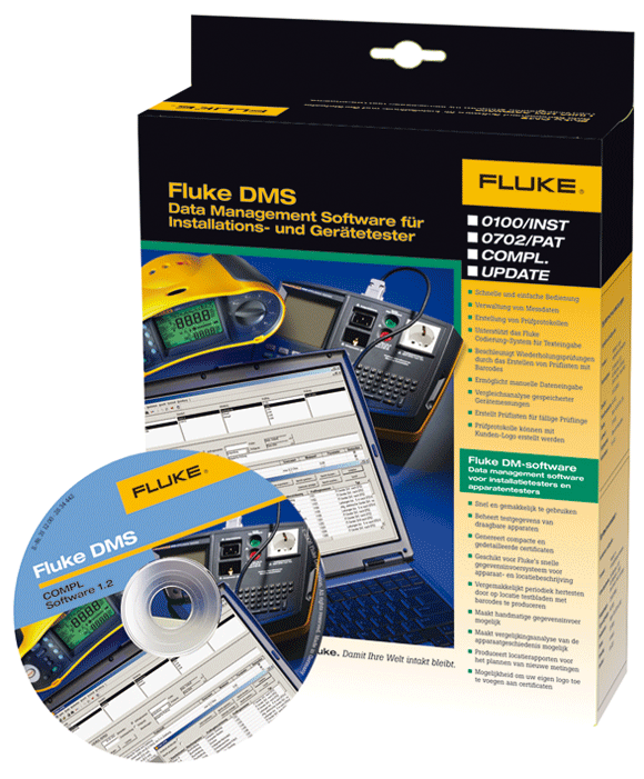 Fluke - Logiciel "Data Management" p.112.506-112.508 - n°1 - DMS COMPL - EAN 0095969806244 - Bugnard.ch