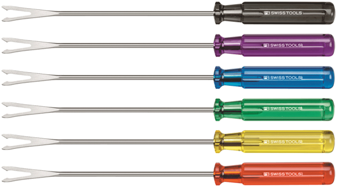 PB Swiss Tools - Fourchettes à fondue viande ''PB Swiss Tools'' - n°1 - PB 4041 SET PET - EAN 7610733264636 - Bugnard.ch