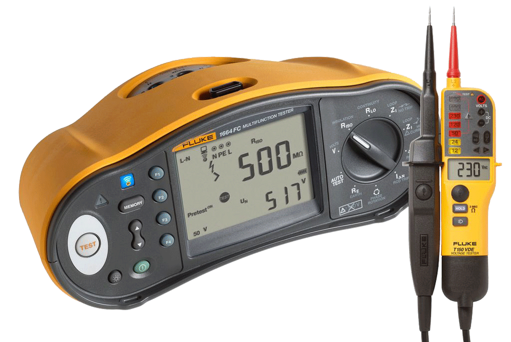 Fluke - Testeur OIBT 1664FC + Fluke T150 VDE - n°1 - 1664FC CH/T150VDE - EAN 0195112035948 - Bugnard.ch