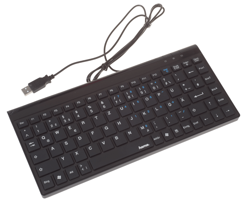 Hama - KBGEMT204S - Clavier pour testeur d'appareils - n°1 - KBGEMT204S - EAN 0095969516402 - Bugnard.ch