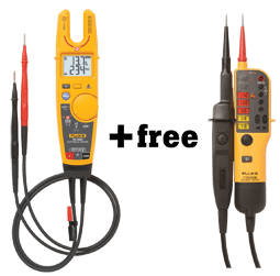Fluke - T6-1000 + T110 VDE - Kit, Digital-Amperemeter + Spannungsprüfer
