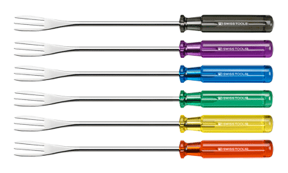 PB Swiss Tools - PB 4040 SET PET - Fourchettes à fondue au fromage ''PB Swiss Tools''