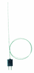 Testo - Thermocouple flexible avec fiche TC, soie de verre