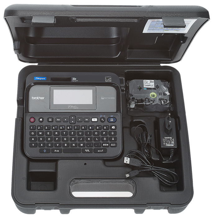 Brother - Appareil à étiqueter, avec mallette - n°2 - PT-D600VP - Bugnard.ch