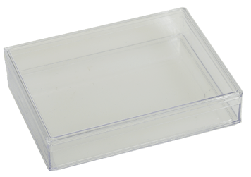 Boîte en plastique transparent