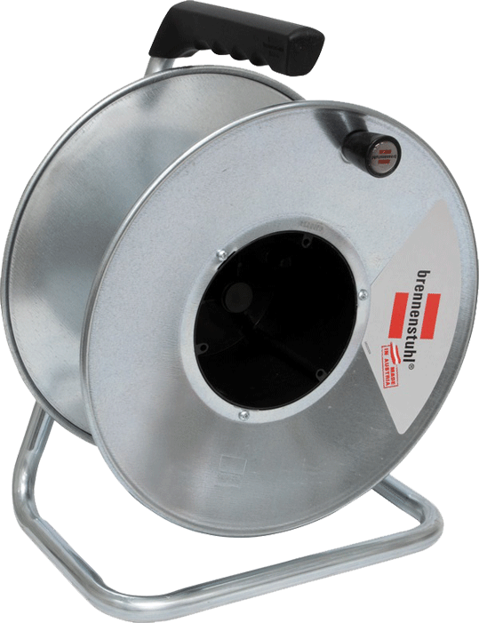 Brennenstuhl - Enrouleur pour câble avec tambour acier - Ø 290 mm - vide - n°1 - EAN 4007123312139 - Bugnard.ch
