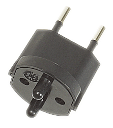Brennenstuhl - Adaptateur SCHUKO-CH/2 pôles