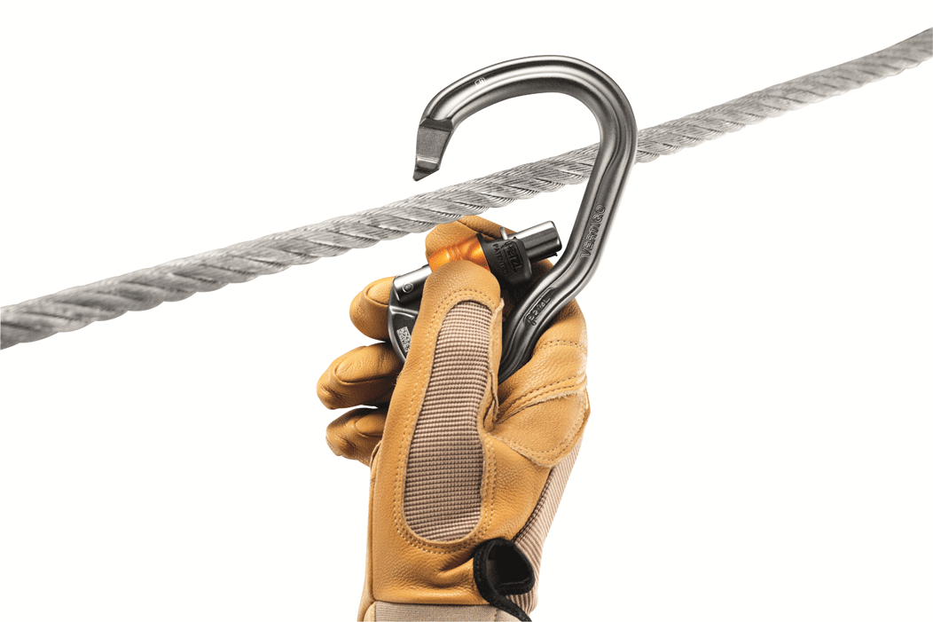 Petzl - VERTIGO WIRE-LOCK - Mousqueton - aluminium - grande ouverture - n°2 - VERTIGO WIRE-LOCK - EAN 3342540097179 - Bugnard.ch