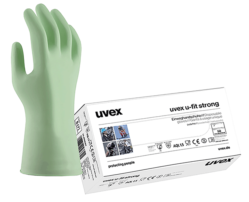 Uvex - Gants de protection chimique - n°1 - U-Fit Strong - EAN 4048612043752 - Bugnard.ch