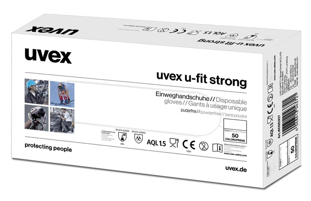Uvex - Gants de protection chimique - n°3 - U-Fit Strong - EAN 4048612043752 - Bugnard.ch
