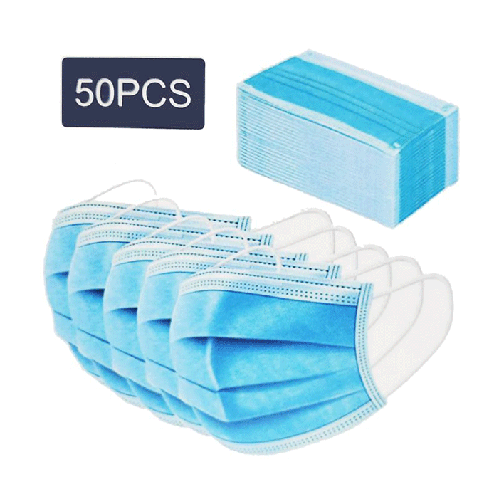 Masques faciaux de Type I - jetables - 50 pces - n°4 - Bugnard.ch