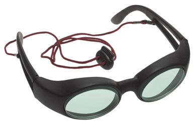 YAG-Diode-CO2 - Lunettes de protection Laser - teinté vert clair
